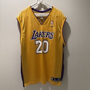 Vintage Y2K LA Lakers Gary Payton Reebok NBA Jersey Men's XL Slight Fading Back